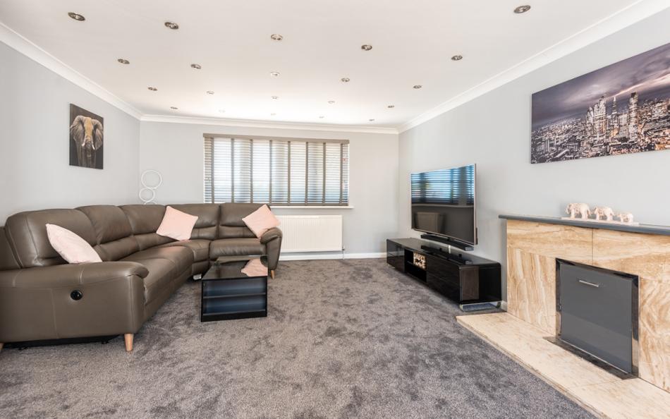 the modern lounge with reclining sofa at 1 crestfields