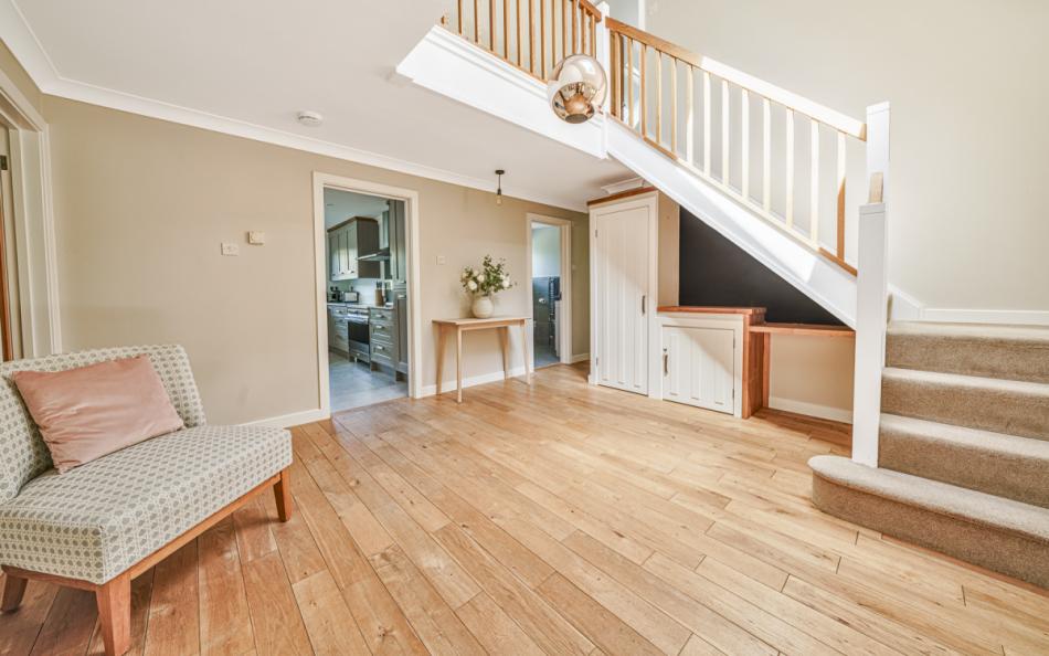 Entrance hall at Woodland Cottage