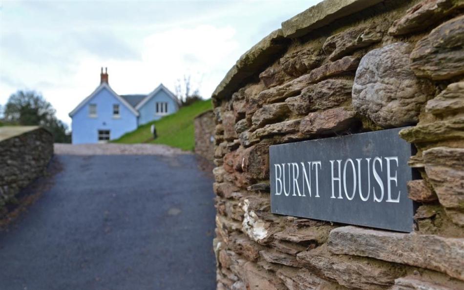 The driveway to Burnt House
