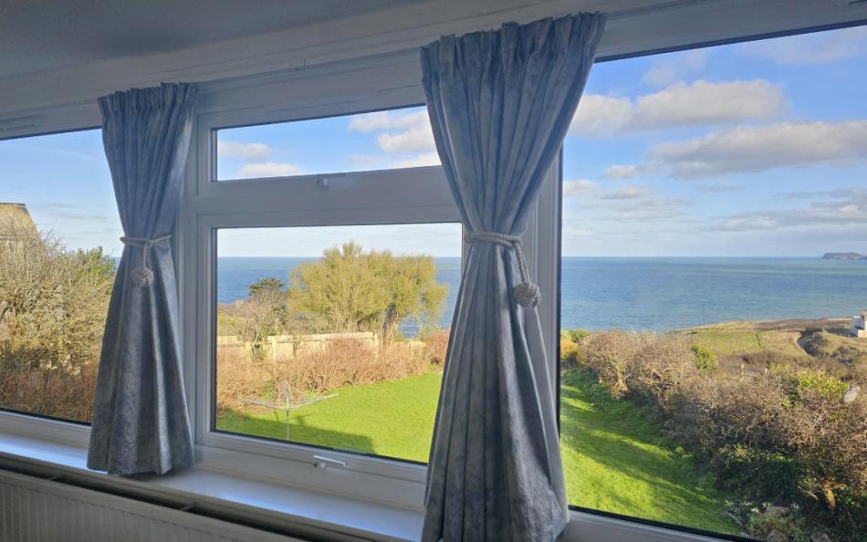 Garden and sea views at Lower Garrick