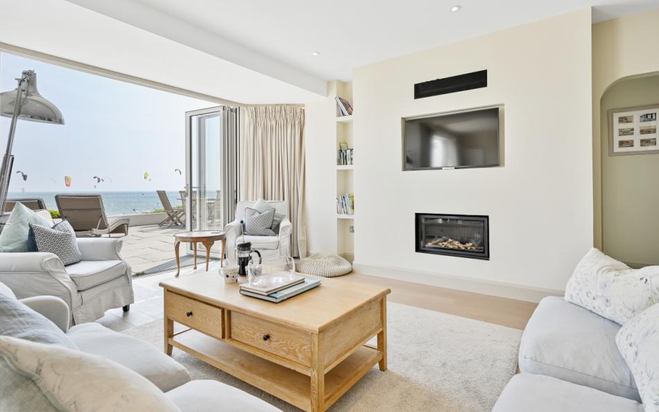 Seating with views at Beach Side 