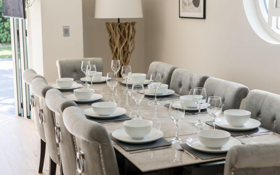 dining atable at Allure in Sandbanks