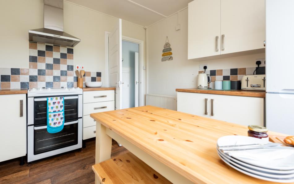 The kitchen dining room at Hillsview