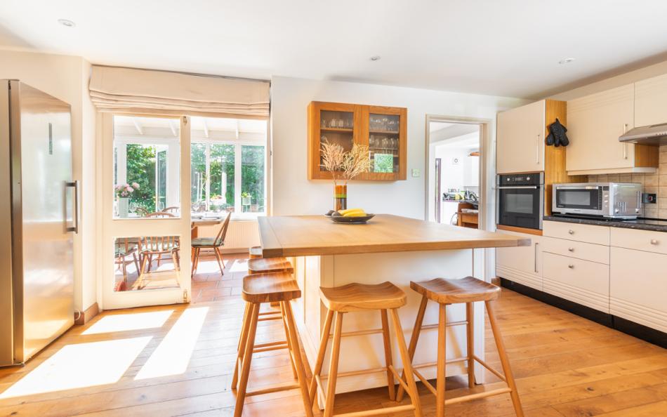 Large kitchen at Oakdale 