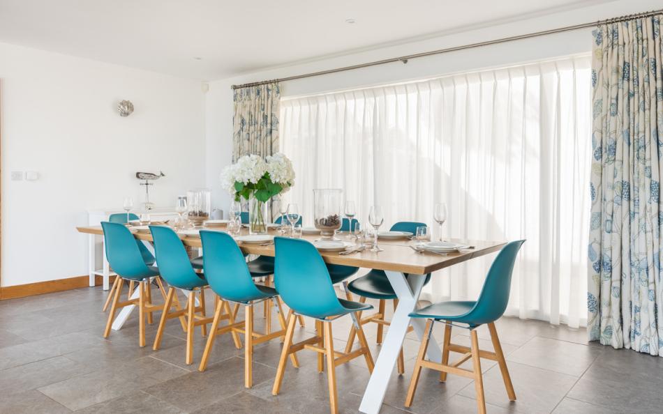 main dining room at The Sands Salcombe