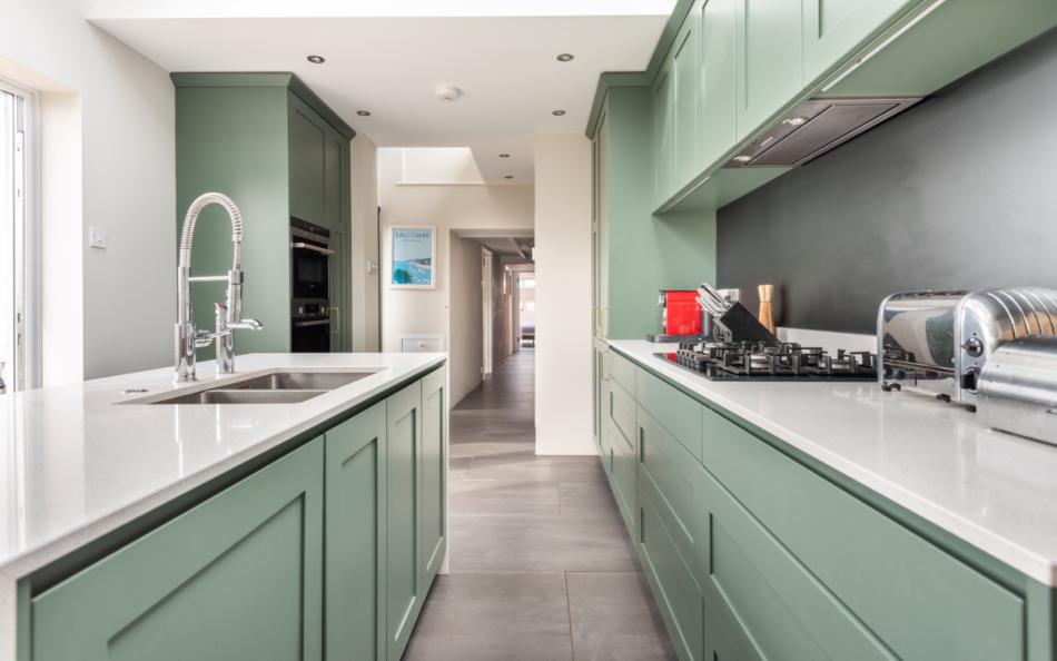 Contemporary kitchen at Alma House