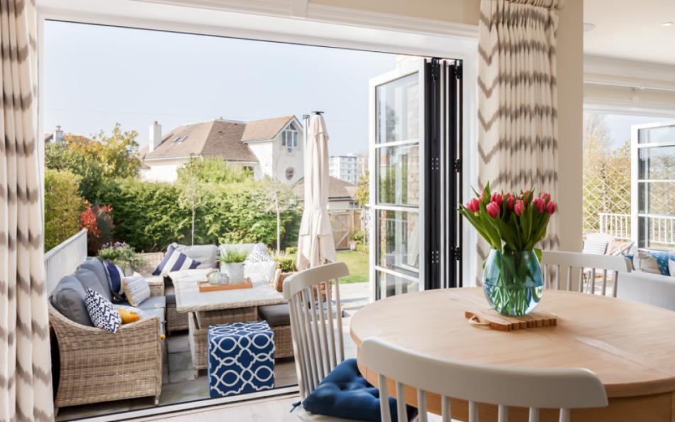Patio doors to garden at Number Twelve