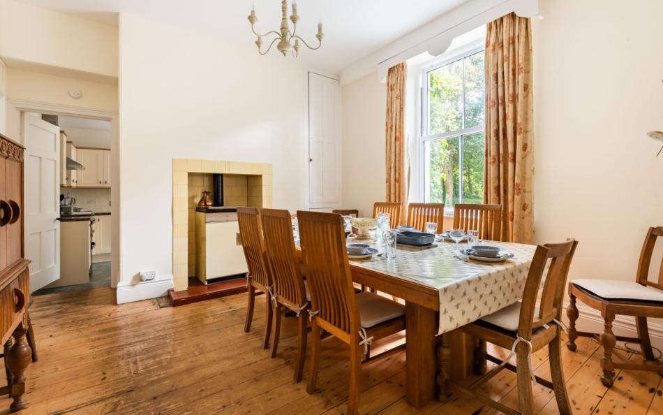 Another view the dining room at Heathfield