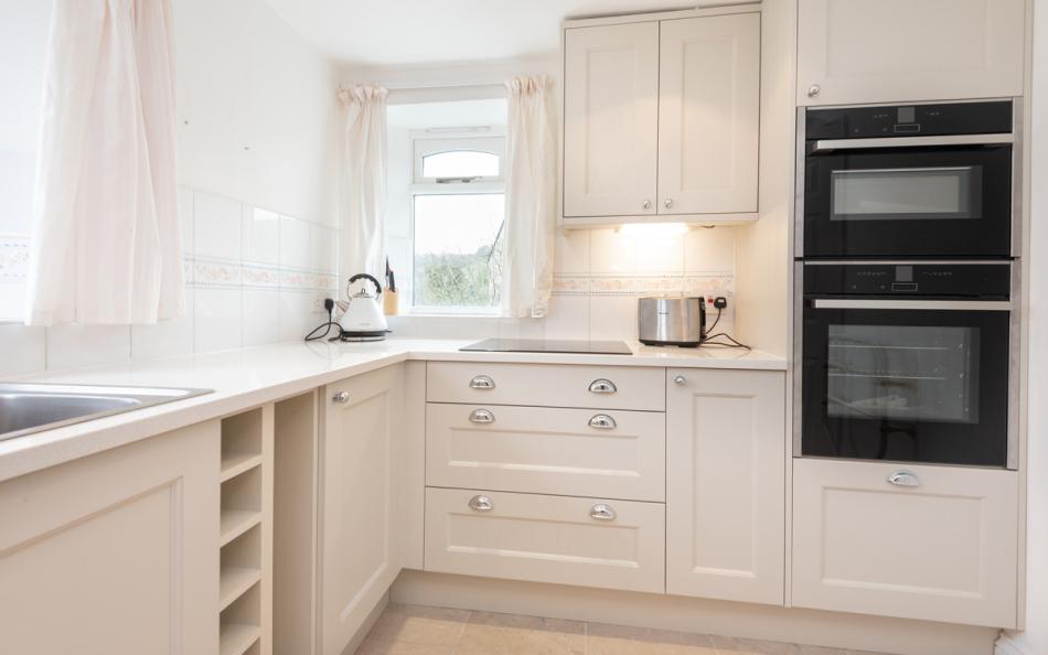 Another view of the kitchen in Apple Tree