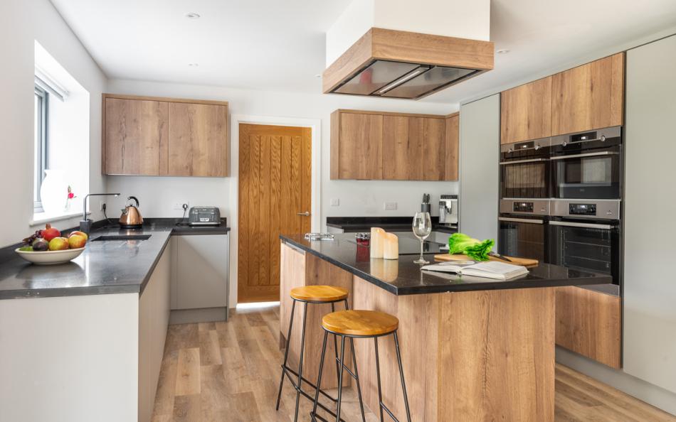 kitchen at Bayview in Paignton