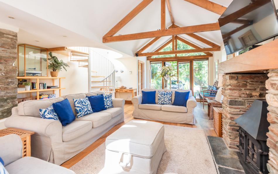 Lounge at Perrotts holiday cottage
