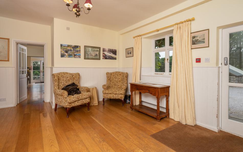 Entrance hall at Holne Chase Carriage House