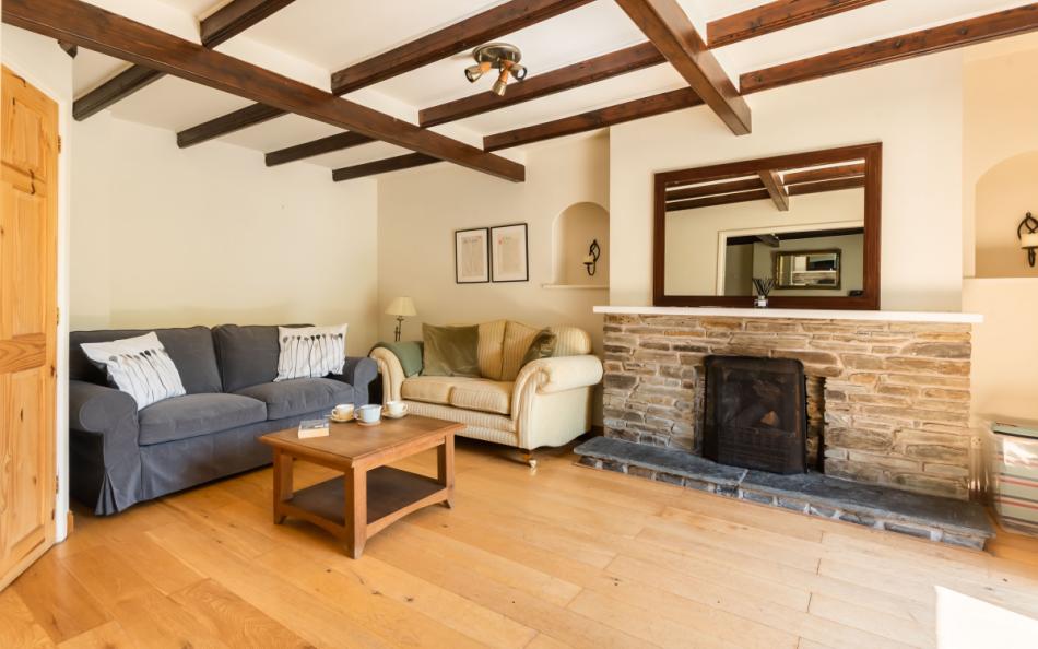 Fire place at Lily House