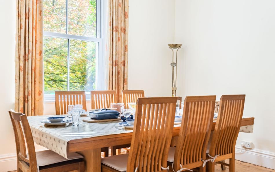 Dining area at Heathfield