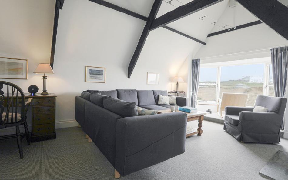Breakwater Cottage upstairs living room