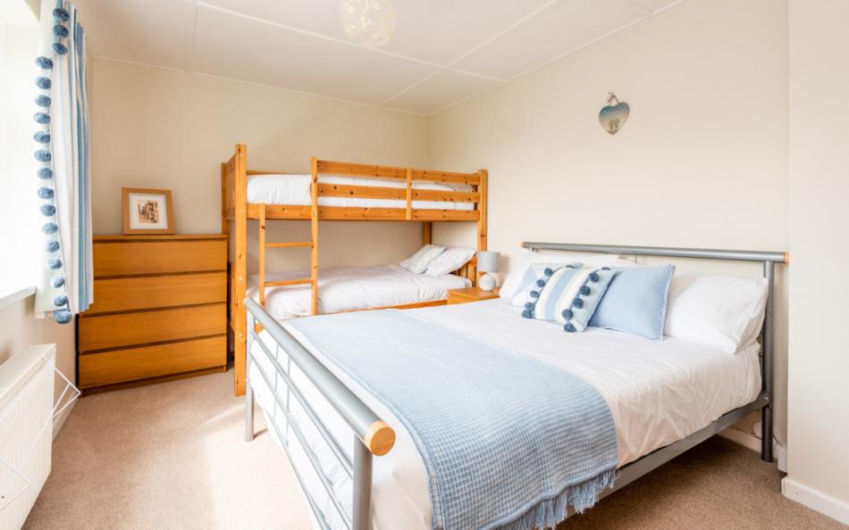 The family bedroom at Hillsview