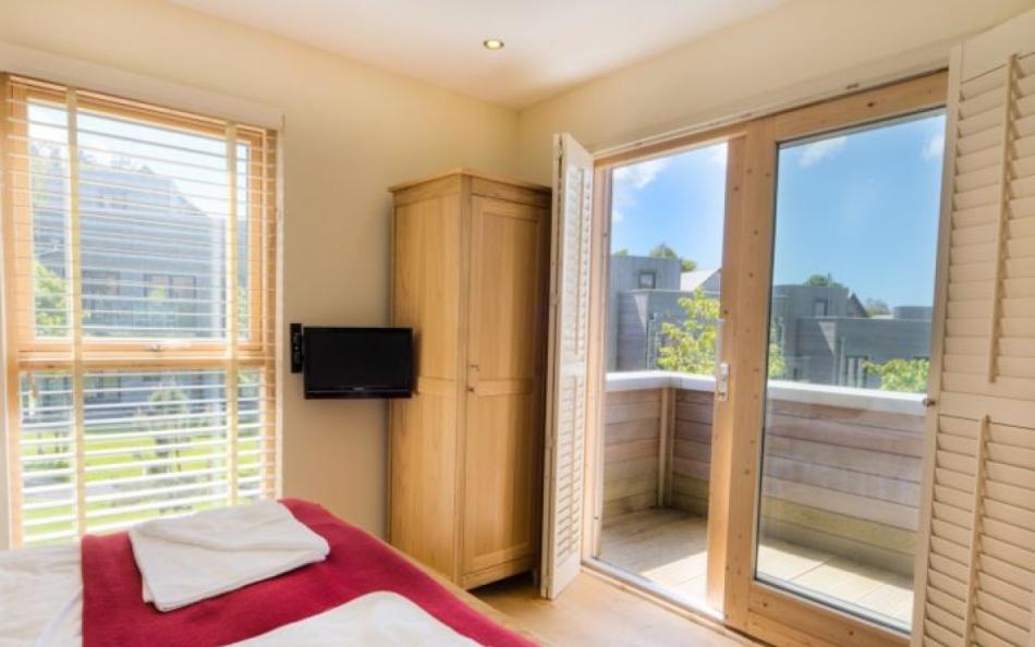 Master bedroom balcony at Talland 2