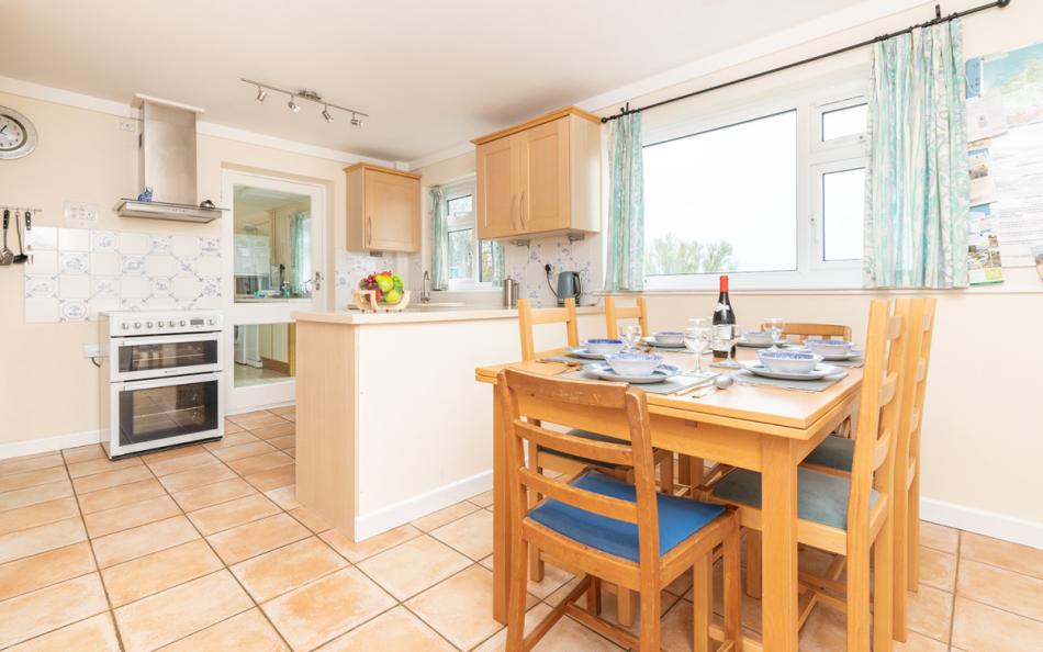 Open plan kitchen/diner at Lower Garrick