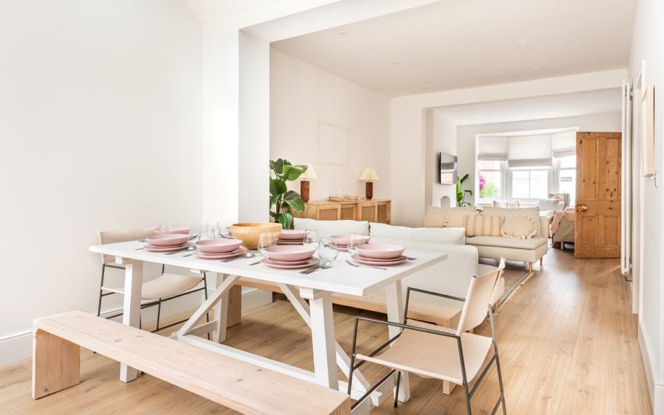Another view of the dining room at Craiglands