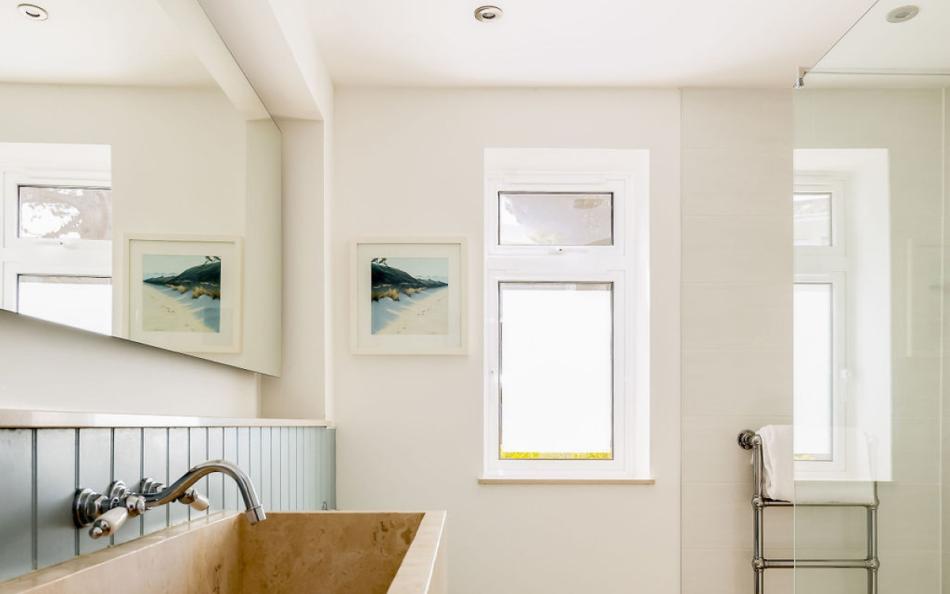 view of the bath in bathroom