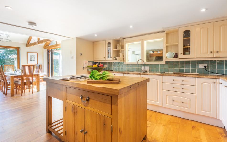 Modern kitchen at Perrotts holiday cottage