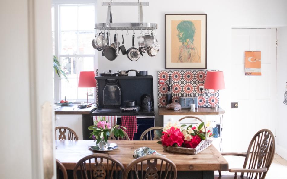 the cottage style kitchen at The Lost Manor