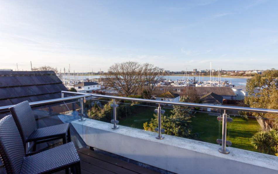 Balcony views at Harbour Lights
