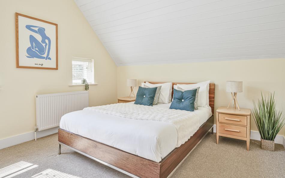 double bedroom at Boathouse 