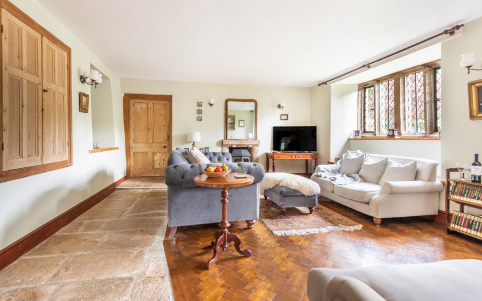Drawing Room at Pengenna Manor