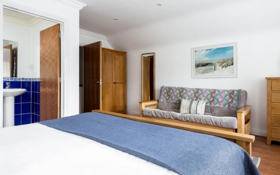 double bed with sofas