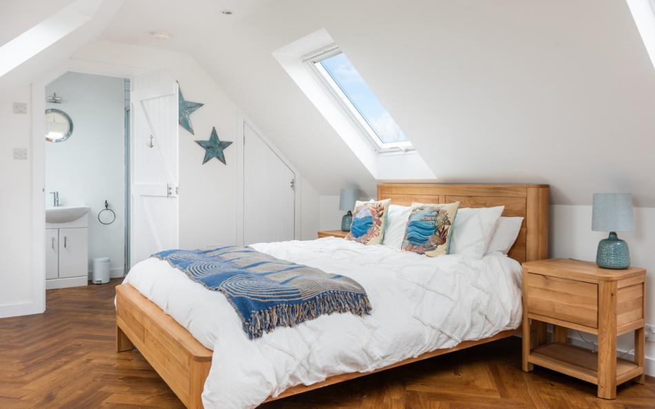 Bedroom four with ensuite shower room. at  Wicket View