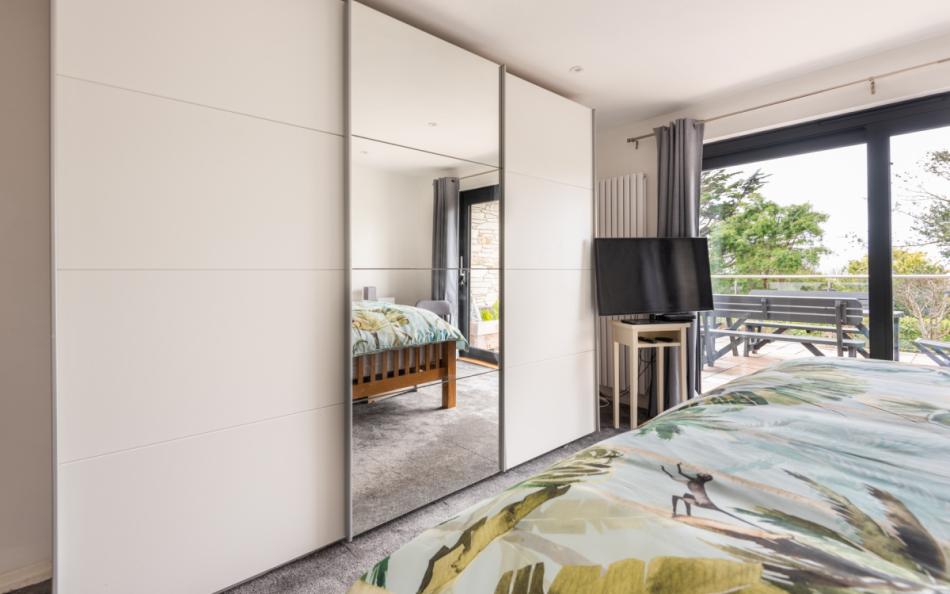large wardrobes in bedroom