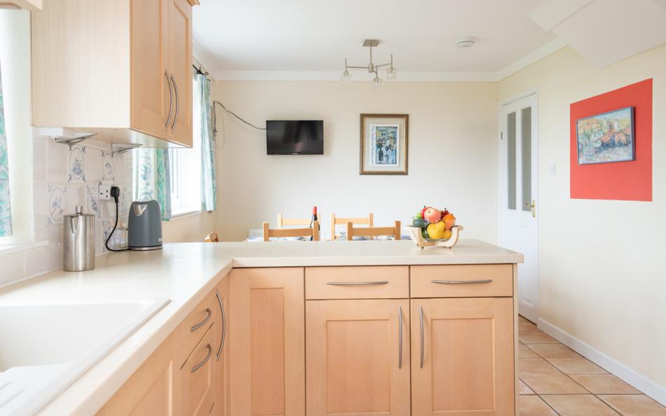 Kitchen area at Lower Garrick