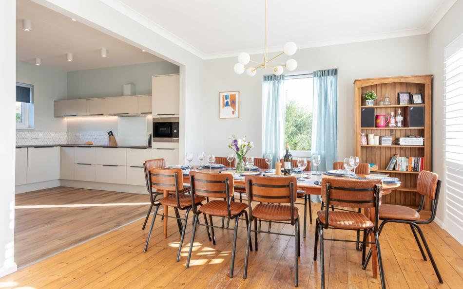 The dining area at Blue Shores