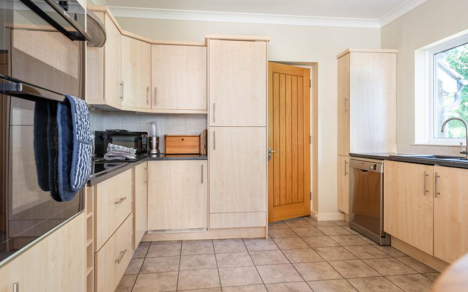Looking from the kitchen to the utility at Fairyfield