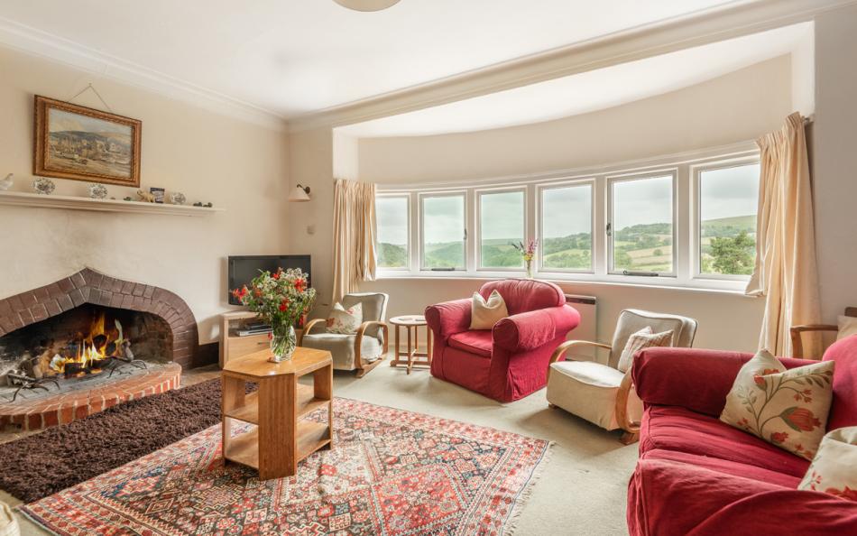 Cosy lounge at Holmbush in Somerset