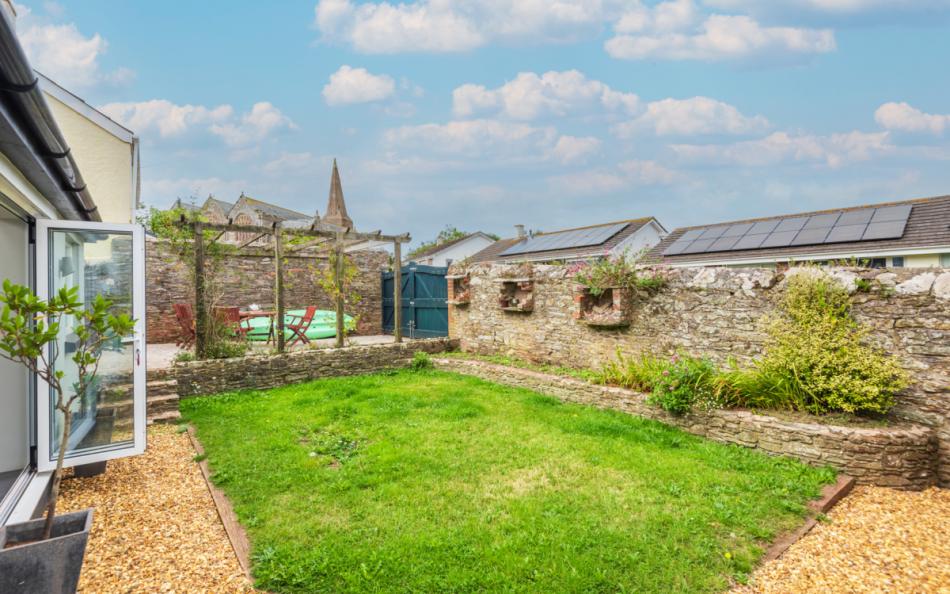Walled garden at Alma House