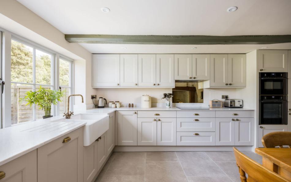 Farmhouse style kitchen at Carrington Farmhouse