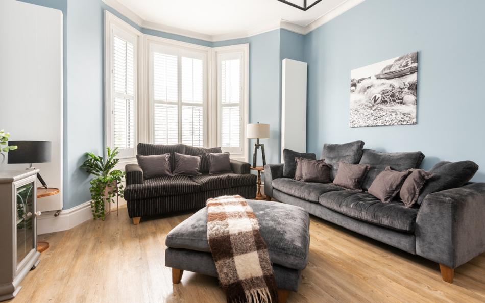 Main lounge at Stanhope House in Seaton  