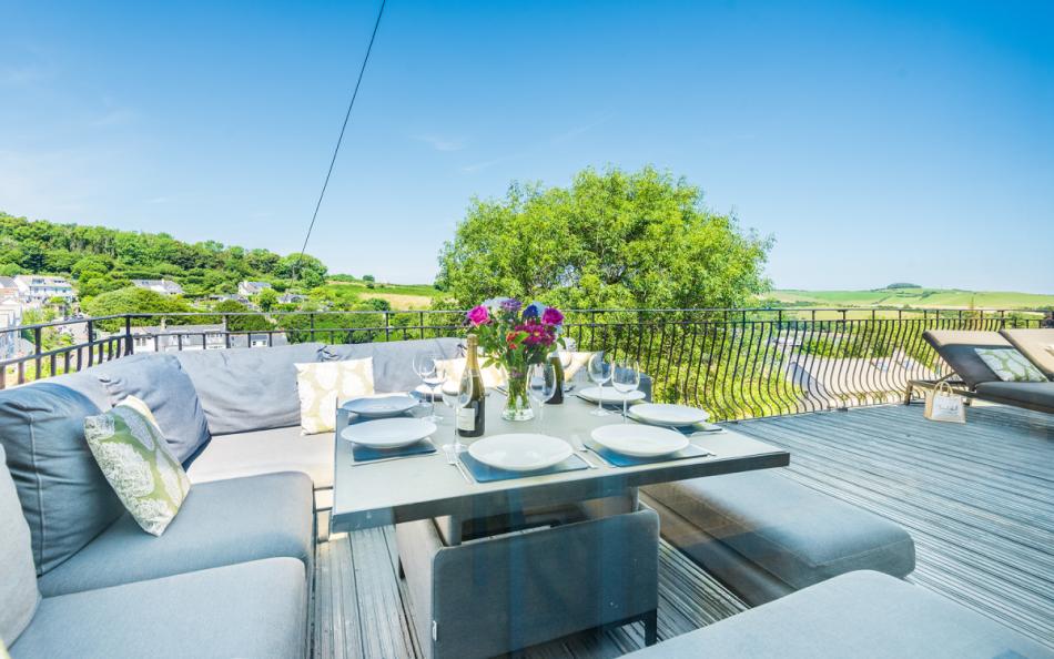 Balcony with views at Ash Tree 