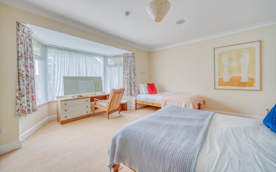 Large bedroom at Upper Deck