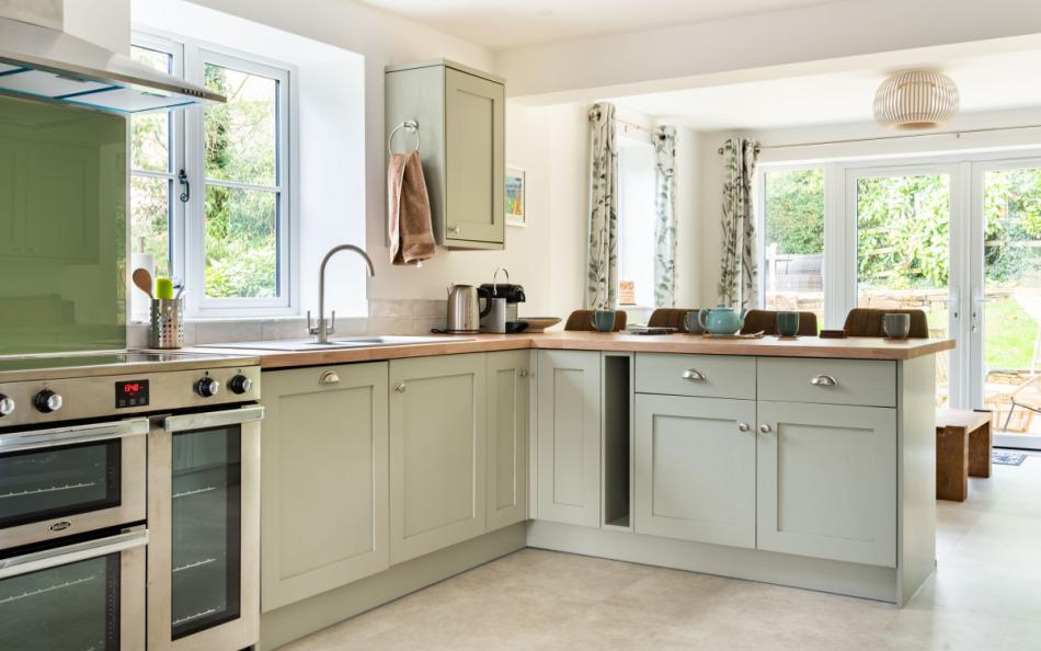 Stylish kitchen at Clanacombe Lodge 
