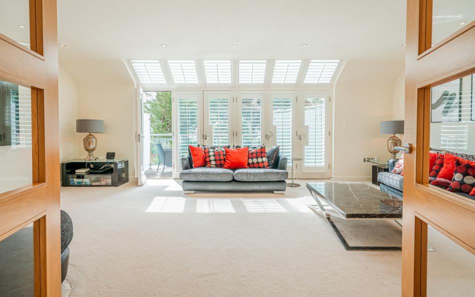 view to the lounge