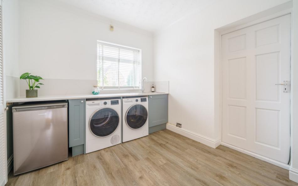the utility room at Beech Lodge