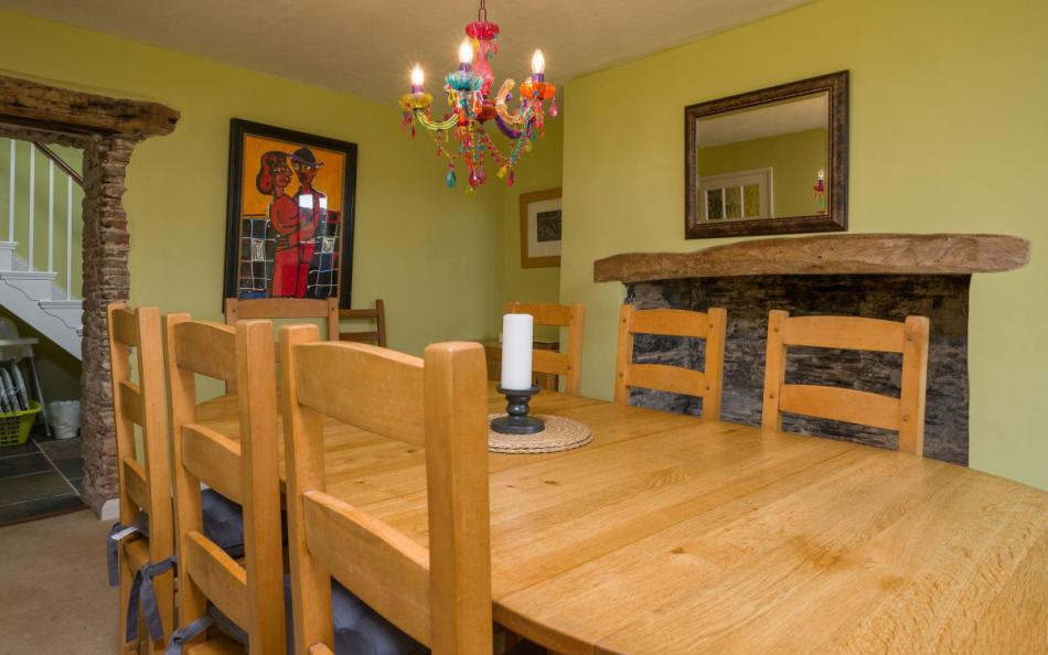 Another view of the dining room at Coombe Park