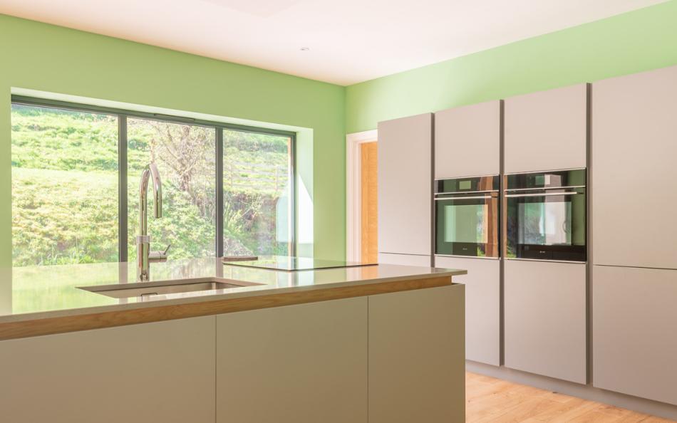 Modern and spacious kitchen at Acacia House 