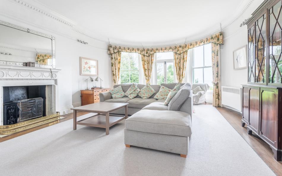 second living room at Porthpean House