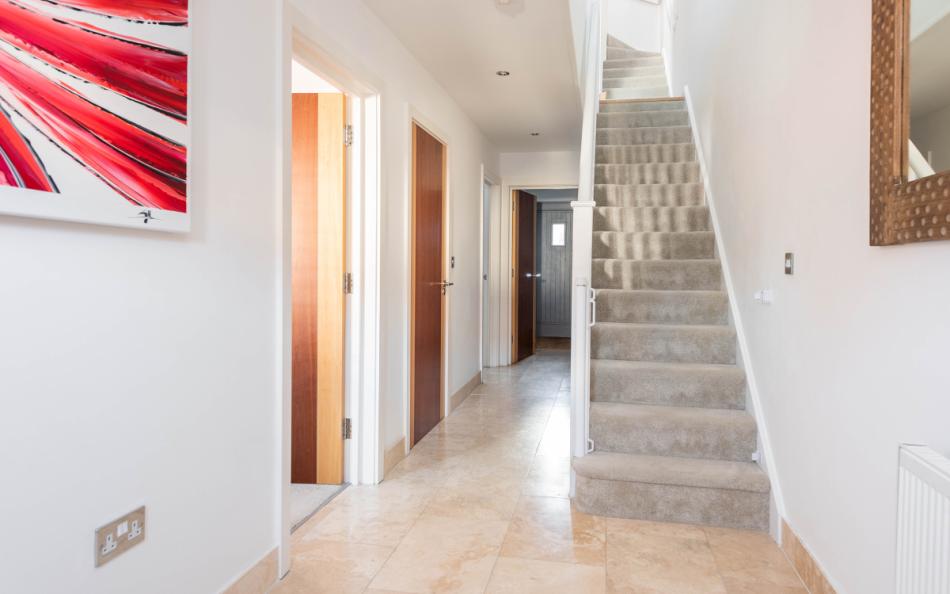 stairs and hallway at Sail Away