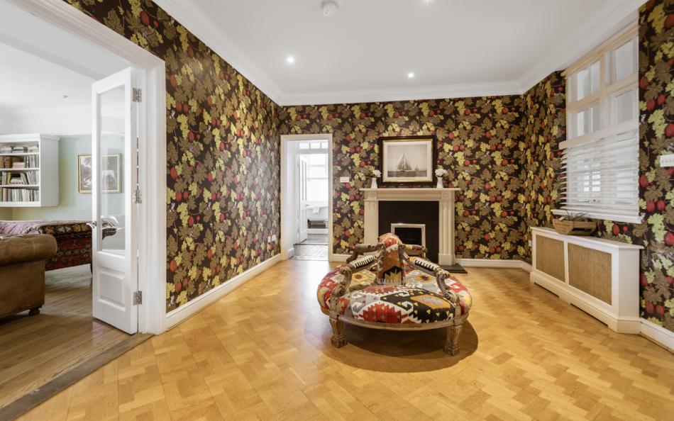 living room at the Captain's House