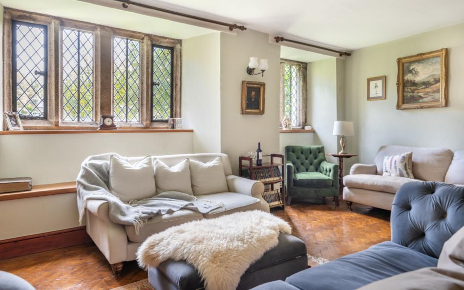 sofas and seating at Pengenna Manor